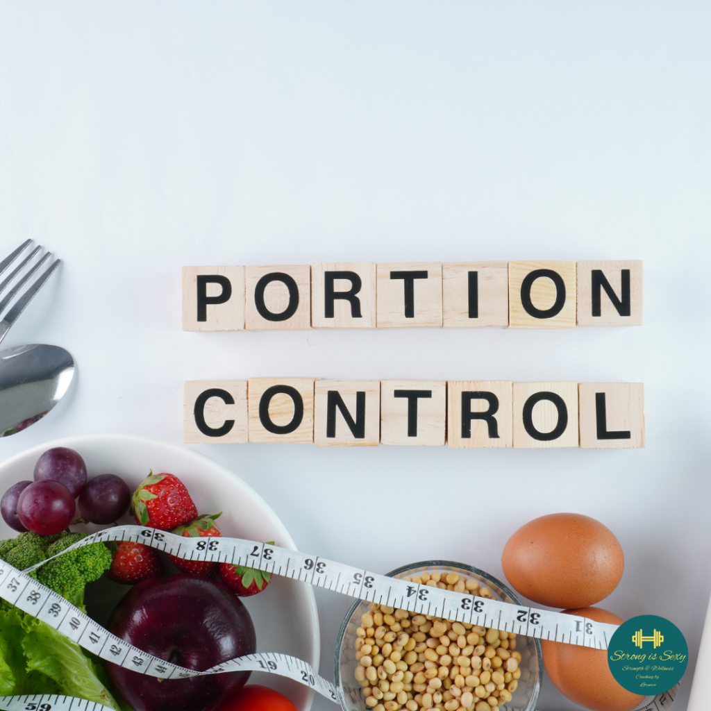 portion control - prioritising protein 