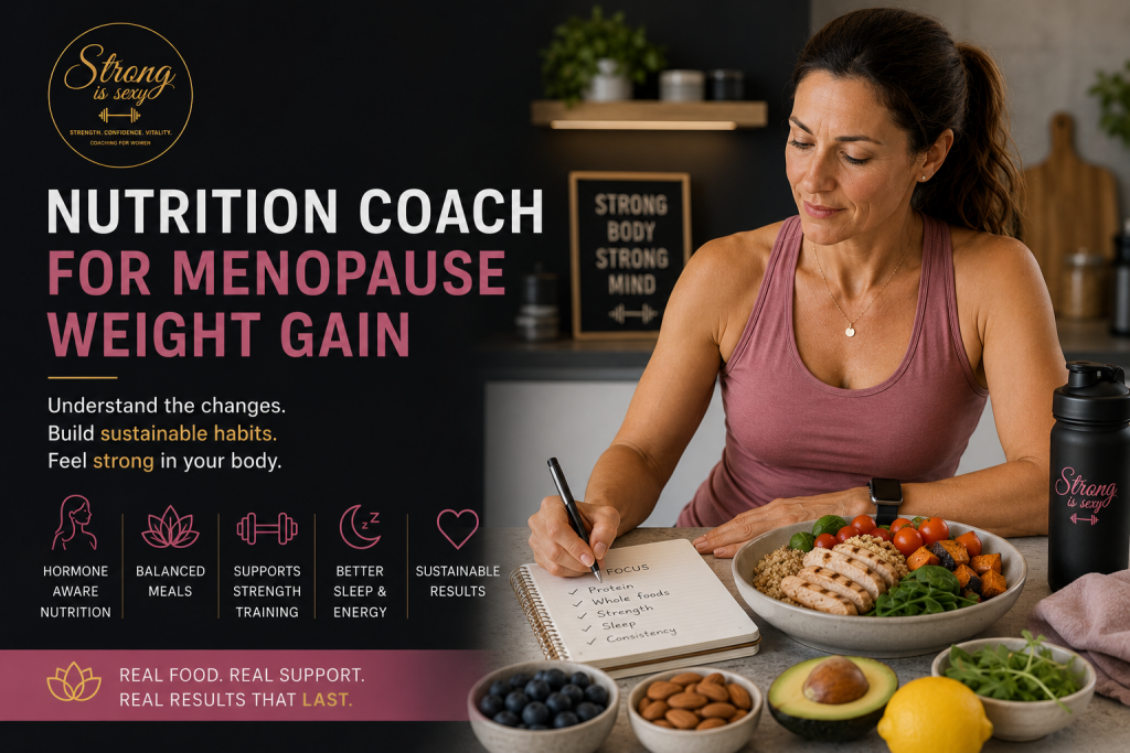 nutrition coach for menopause weight gain meal planning